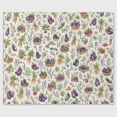 Chique Aubergine Inpakpapier (Vlak)
