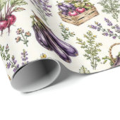 Chique Aubergine Inpakpapier (Rol Hoek)