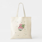 Chique Baby Flamingo, Sterren, Prinses Tote Bag (Achterkant)