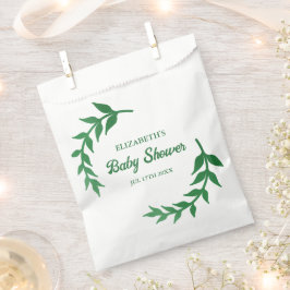 Chique Baby Shower met Groene Accenten Bedankzakje