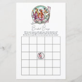 Chique Bachelorette Weekend Social Club Bingo Game (Voorkant)