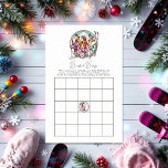 Chique Bachelorette Weekend Social Club Bingo Game<br><div class="desc">Verhoog de sfeer van je bachelorette weekend of bruidsfeest met deze chique Social Club-geïnspireerde bingokaart. Met een vintage bruidsfeest illustratie en stijlvolle roze gestreepte accenten brengt dit ontwerp tijdloze elegantie naar je viering. Gasten zullen het leuk vinden om de vakjes in te vullen met hun cadeau-guesses, waardoor het een leuke...</div>