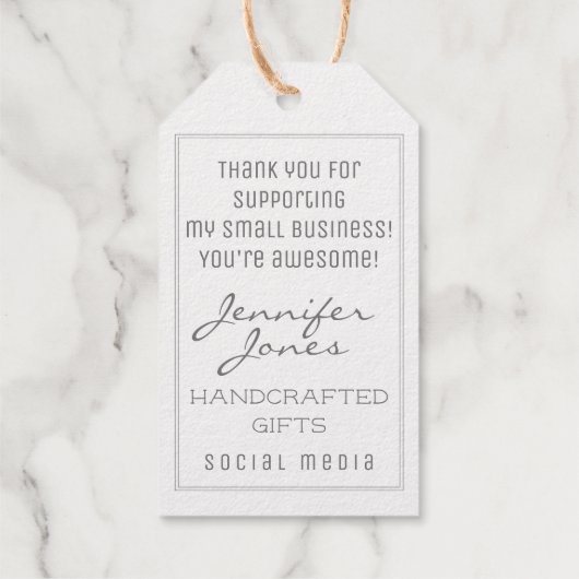 Chique Bagage Folie Gift Label Sjabloon Kleine Bed (Achterkant)