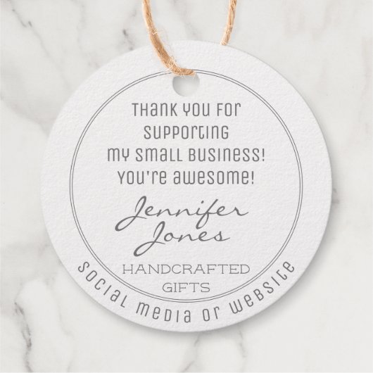 Chique Bagage Folie Gift Label Sjabloon Kleine Bed (Achterkant)