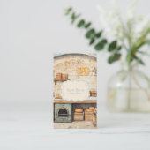  chique bakkerij visitekaartje (Staand voorkant)