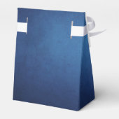 Chique Bat Mitzvah Star van David Custom Blue Part Bedankdoosjes (Achterkant)