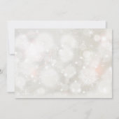 Chique Bauble Decorations Zakelijk Kerstfeest Kaart (Achterkant)