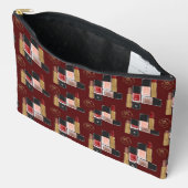 Chique Beauty Essentials Illustratie Make-uptas Etui (Open)