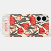 Chique Bedankje Geschenk Tulp Naam Case-Mate iPhone Case (Achterkant (horizontaal))