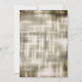 Chique beige goud druppels glitter kerst nieuwjaar (Achterkant)
