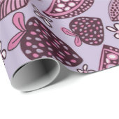 Chique Berry & Fruitig Patroon Cadeaupapier (Rol Hoek)
