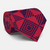 Chique beste geschenken voor vader Abstract geomet Stropdas (Opgerold)