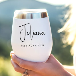 Chique beste tante ooit kalligrafie script monogra