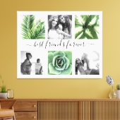 Chique beste vrienden voor altijd fotografie colla canvas afdruk (Insitu (Woonkamer))