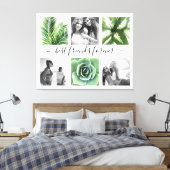 Chique beste vrienden voor altijd fotografie colla canvas afdruk (Insitu (Slaapkamer))