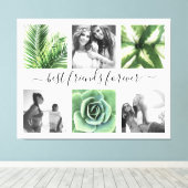 Chique beste vrienden voor altijd fotografie colla canvas afdruk (Insitu (Houten vloer))