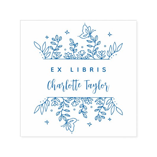 Chique Betoverde Bos Botanische Maatwerk Boek Zelfinktende Stempel (Design)