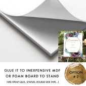 Chique Bienvenue hemelse bruiloft teken Poster