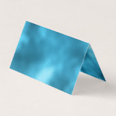 Chique Blauw roze iriserende glitter Visitekaartje (Achterkant)