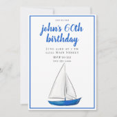 Chique Blauw Scheeps Cocktailparty in Nautilus-sti Kaart (Voorkant)