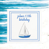 Chique Blauw Scheeps Cocktailparty in Nautilus-the Servet