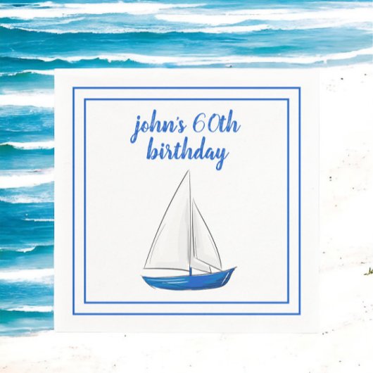 Chique Blauw Scheeps Cocktailparty in Nautilus-the Servet