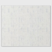 Chique Blauwe Crème Verjaardag Cadeaupapier (Vlak)