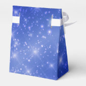 Chique Blauwe Glitter Afstudeerfeest 2026 Bedankdoosjes (Achterkant)