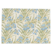 Chique  Blauwe Iris Groot Cadeauzakje (Achterkant)