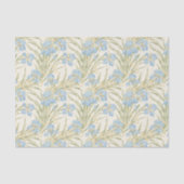 Chique  Blauwe Iris Tissuepapier (Voorkant)