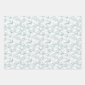 Chique Blauwe Libelle Droom Verjaardag Inpakpapier Vel (Voorkant 2)