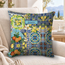 Chique blauwe turquoise Siciliaanse citrus bloemte