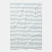 Chique Blauwe Witte Strepen Theedoek (Verticaal)