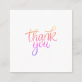 Chique bloem boeket gepersonaliseerde bruiloft fot informatiekaartje (Achterkant)