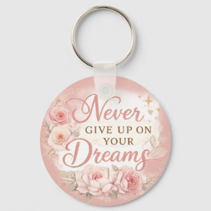 Chique Bloem Motivatie  Sleutelhanger