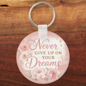 Chique Bloem Motivatie Sleutelhanger (Voorkant)