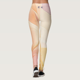 Chique Bloem Waterverf Leggings
