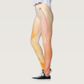 Chique Bloem Waterverf Leggings (Links)