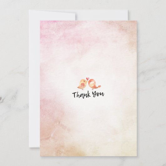 Chique Bloemen Baby Shower Zoete Kleine Tweeling M Kaart (Achterkant)