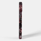 CHIQUE BLOEMEN BAROK MONOGRAM GEPERSONALISEERD Case-Mate iPhone CASE (Achterkant / Rechts)