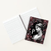 CHIQUE BLOEMEN  BAROK MONOGRAM GEPERSONALISEERD NOTITIEBOEK (Binnen)