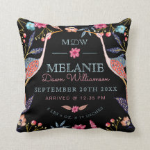 Chique Bloemen Botanische Ooievaar Baby Geboorte S