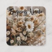 Chique bloemen | esthetisch | Boho | Visitekaartje (Voorkant)