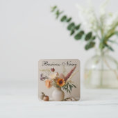 Chique bloemen | esthetisch | Boho | Visitekaartje (Staand voorkant)