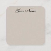 Chique bloemen | esthetisch | Boho | Visitekaartje (Achterkant)