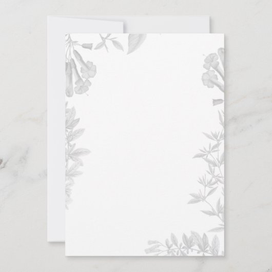 Chique Bloemen Foto Verrassing 90e Verjaardagsfees Kaart (Achterkant)