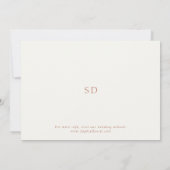 Chique Bloemen Waterverf Bruiloft Save the Date Kaart (Achterkant)