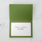 Chique bloemenboeket Roos & krokusbloemen Verjaard Kaart (Binnen)