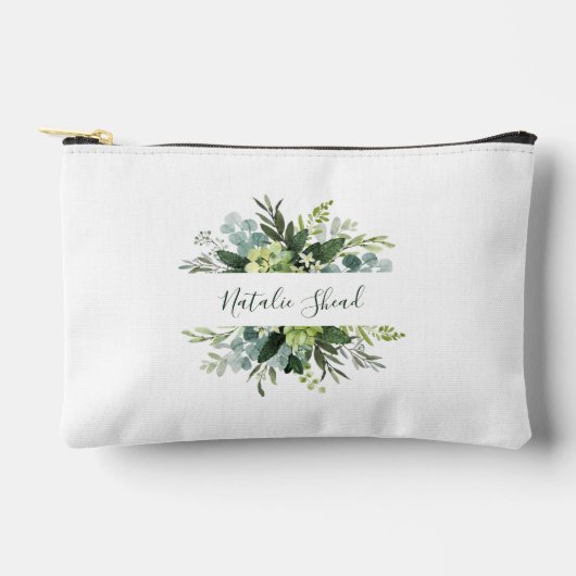 Chique bloemenmeisjesnaam Metal Sleutelhanger Etui (Voorkant)