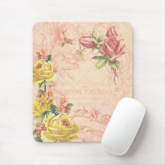 Chique Bloemenmousepad Muismat (Met muis)